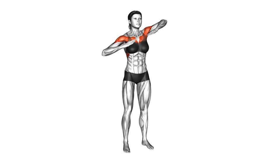 Diagonal Opens (Standing Diagonal Chest Fly) - ManiacMuscle