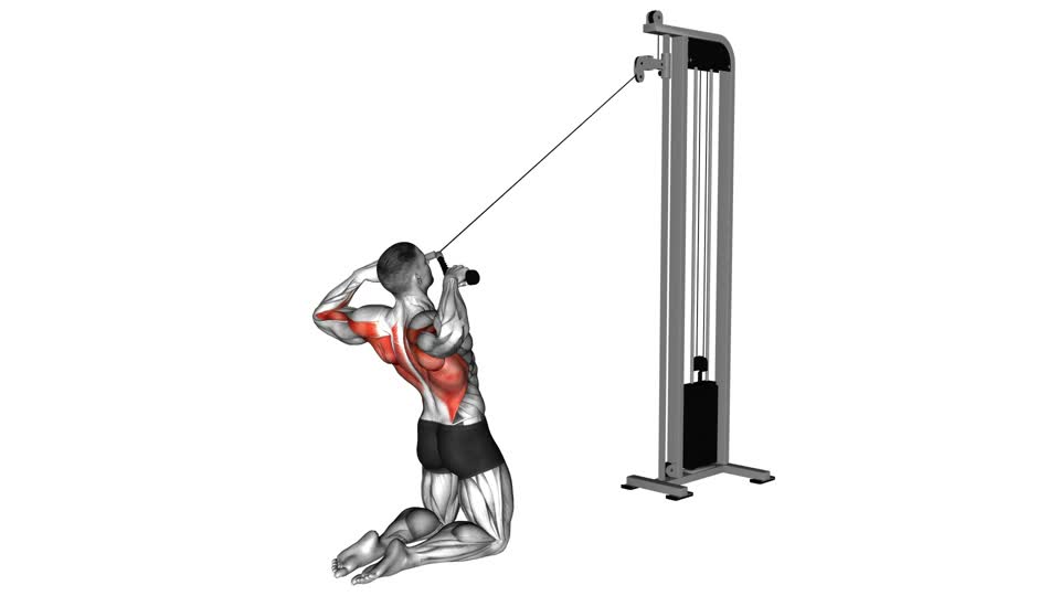 Kneeling Cable High Row - ManiacMuscle