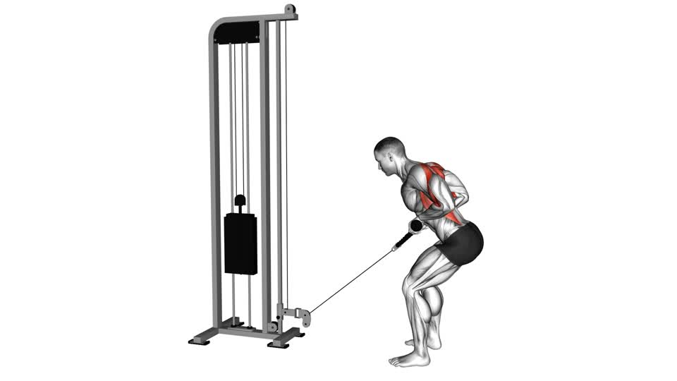 Cable Low Row with Rope Attachment - ManiacMuscle