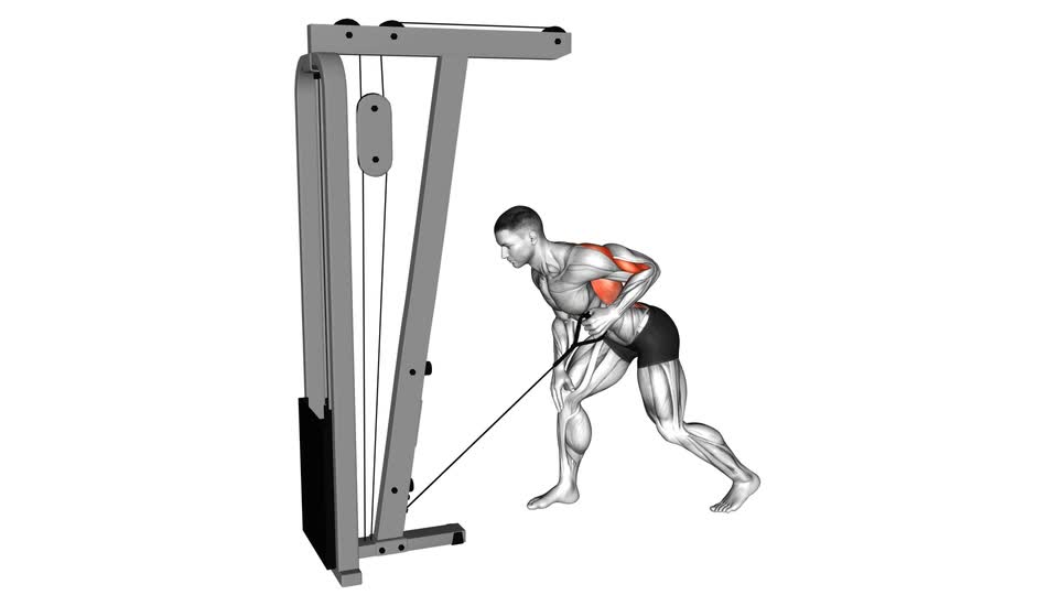 Cable One-Arm Bent-Over Row - ManiacMuscle