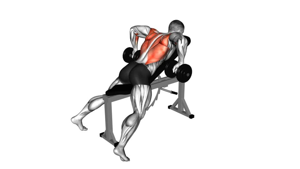 Dumbbell Incline Row - ManiacMuscle