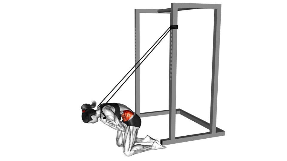 Mp Crunch Band Kneeling Crunch - ManiacMuscle