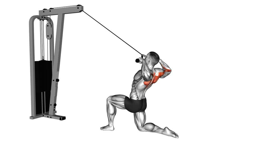 Cable Kneeling Rear Delt Row - ManiacMuscle