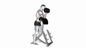 Read more about the article Dumbbell Standing Preacher Curl