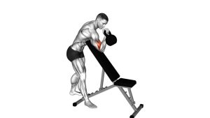Read more about the article Kettlebell Standing One-Arm Curl Over Incline Bench