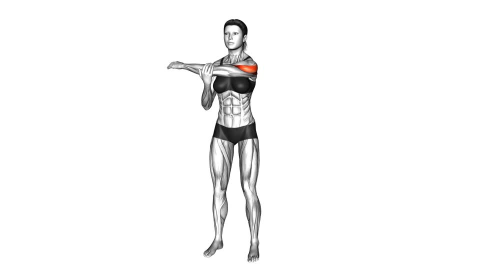 How To Stetch Rear Delts Rear Deltoid Stretch - ManiacMuscle