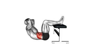 Read more about the article Crunch Hold with Legs on Bench